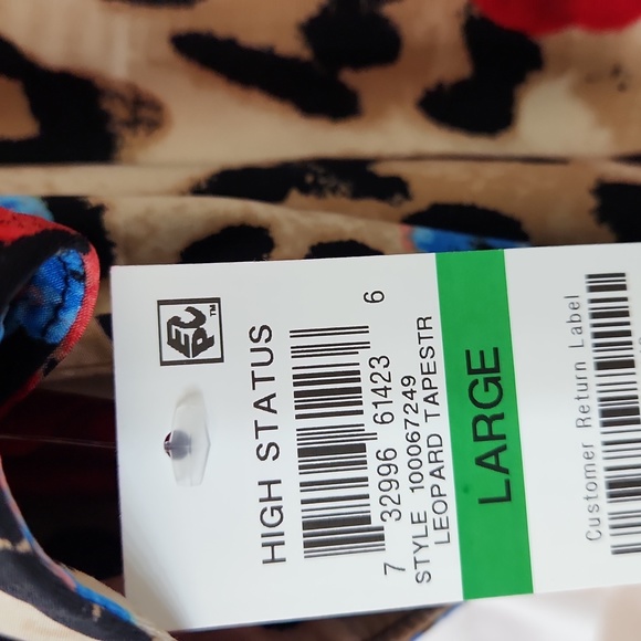 INC Leopard High Status. Cold Shoulder, Animal, Floral Print Top, L, XLa… - Picture 11 of 11